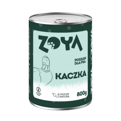 pardilihaga märgtoit koertele ZOYA Duck 800g purgis