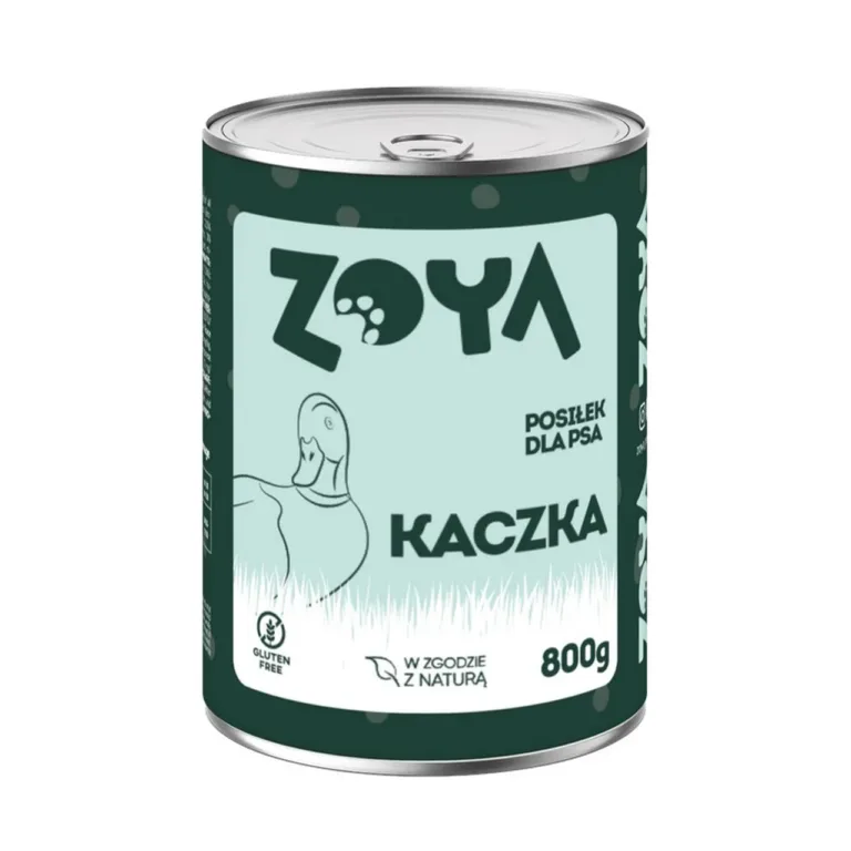 pardilihaga märgtoit koertele ZOYA Duck 800g purgis
