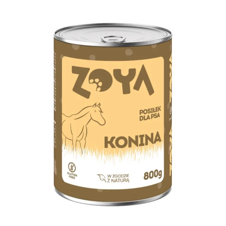 Zoya hobuseliha märgtoit koertele 800g purgis