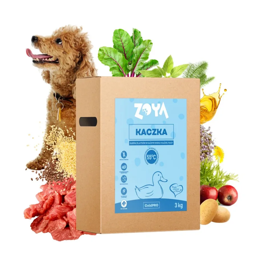 ZOYA ColdPRO Duck 3 kg gluteenivaba partliha kuivtoit täiskasvanud koertele, kana- ja sojavaba – 4