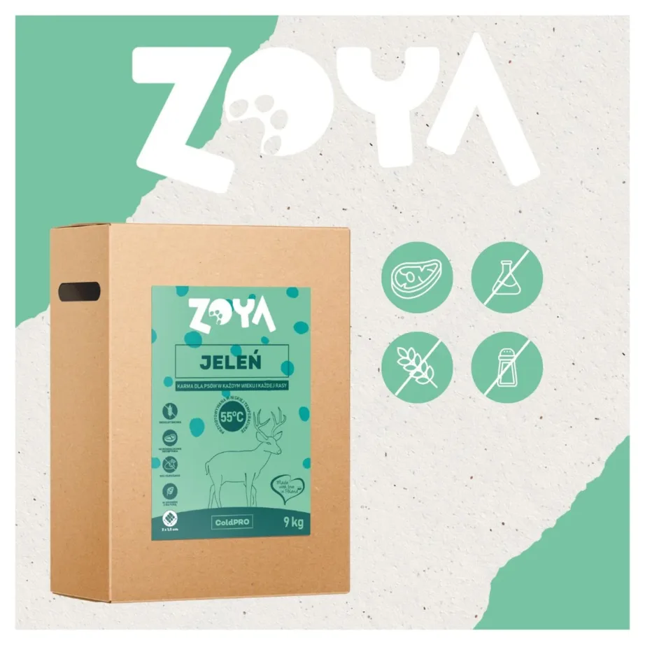 ZOYA ColdPRO Deer 9kg gluteenivaba hirveliha kuivtoit tundliku seedimisega täiskasvanud koertele – 2