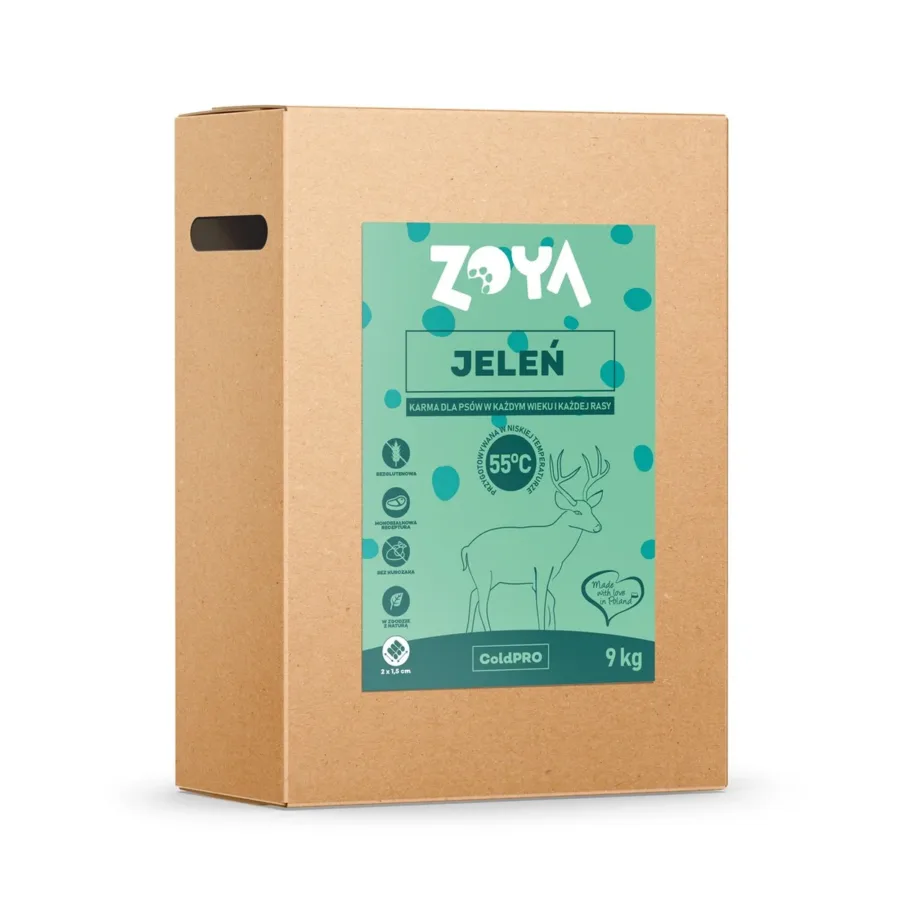 ZOYA ColdPRO Deer 9kg gluteenivaba hirveliha kuivtoit tundliku seedimisega täiskasvanud koertele