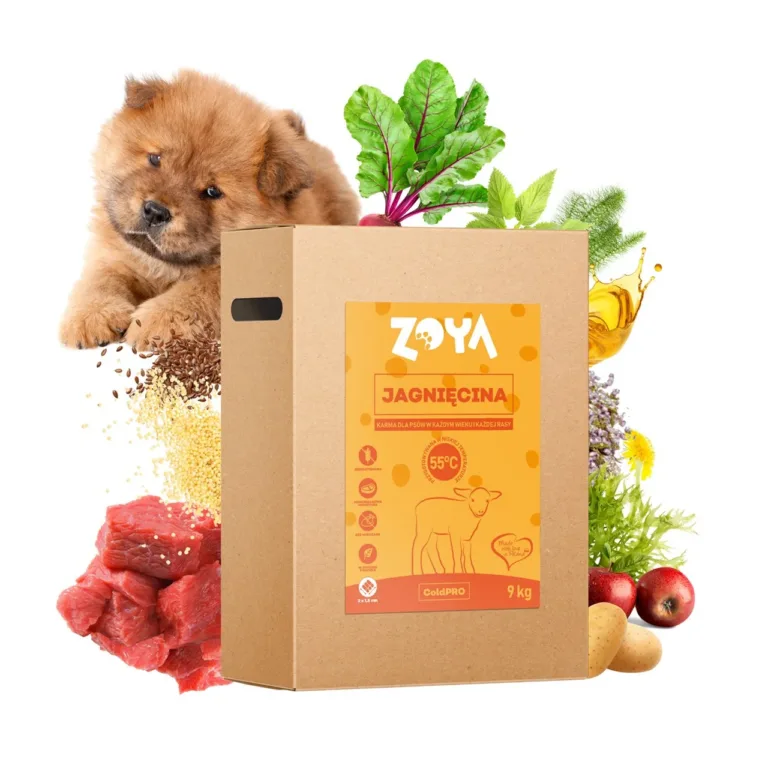 Gluteenivaba lambaliha koeratoit 9kg ZOYA ColdPRO koostisosad ja koer