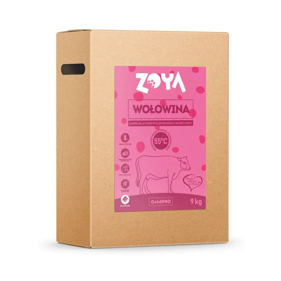ZOYA ColdPRO Beef 9kg gluteenivaba kuivtoit tundliku seedimisega täiskasvanud koertele