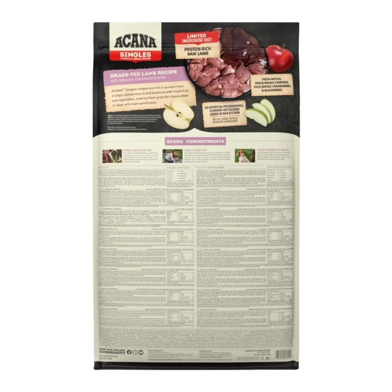 ACANA lambaliha kuiv koeratoit koostisosade info