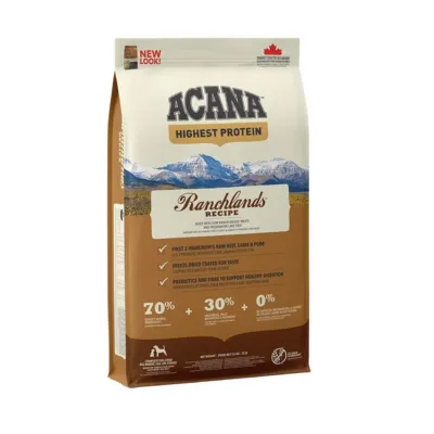 acana ranchlands koeratoit 11,4 kg täiskasvanud koertele veiselihaga