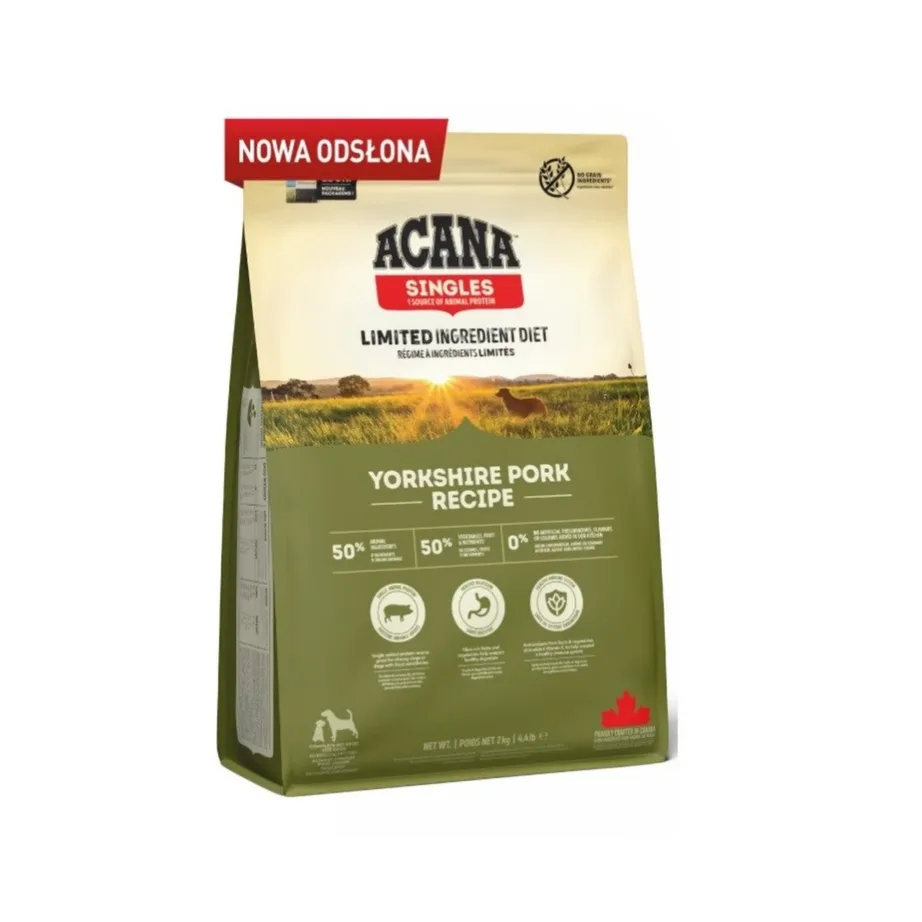 ACANA Yorkshire Pork sealihaga teraviljavaba koeratoit 11,4kg