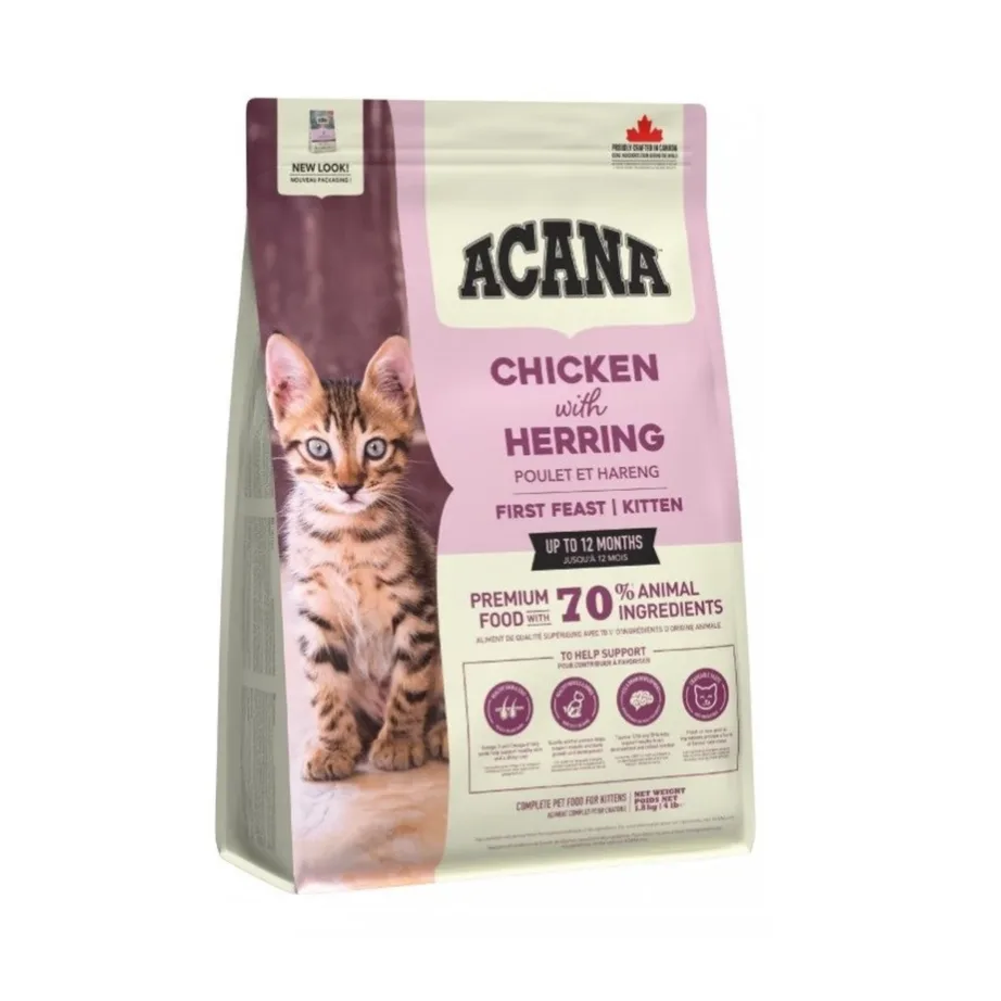 ACANA kana kuivtoit täiskasvanud kassile 1,8 kg kott
