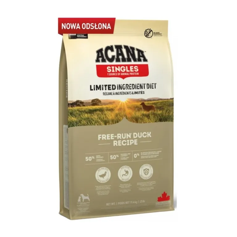 pardilihaga gluteenivaba koeratoit ACANA Singles 11,4kg
