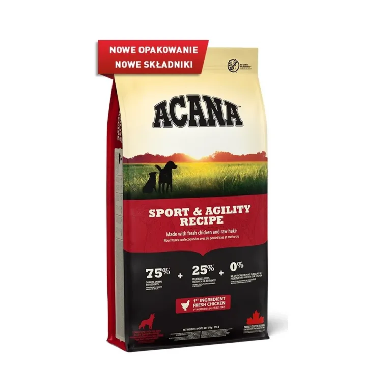 acana sport agility koeratoit 17 kg kana kuivtoit kott