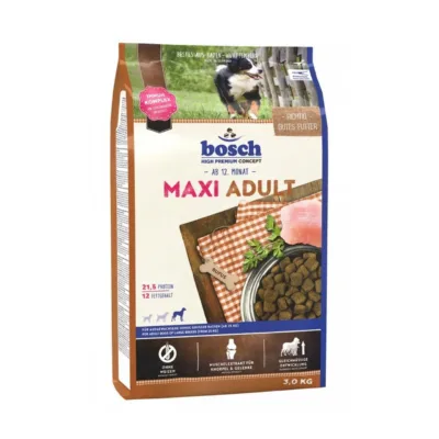 kanamaitseline kuivtoit suurtele koertele Bosch Maxi Adult 3 kg