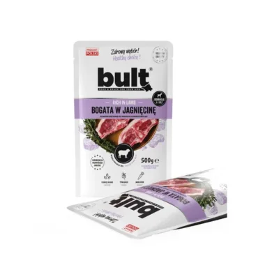 lambalihaga märgkoeratoit 100g BULT täissööt pakendis