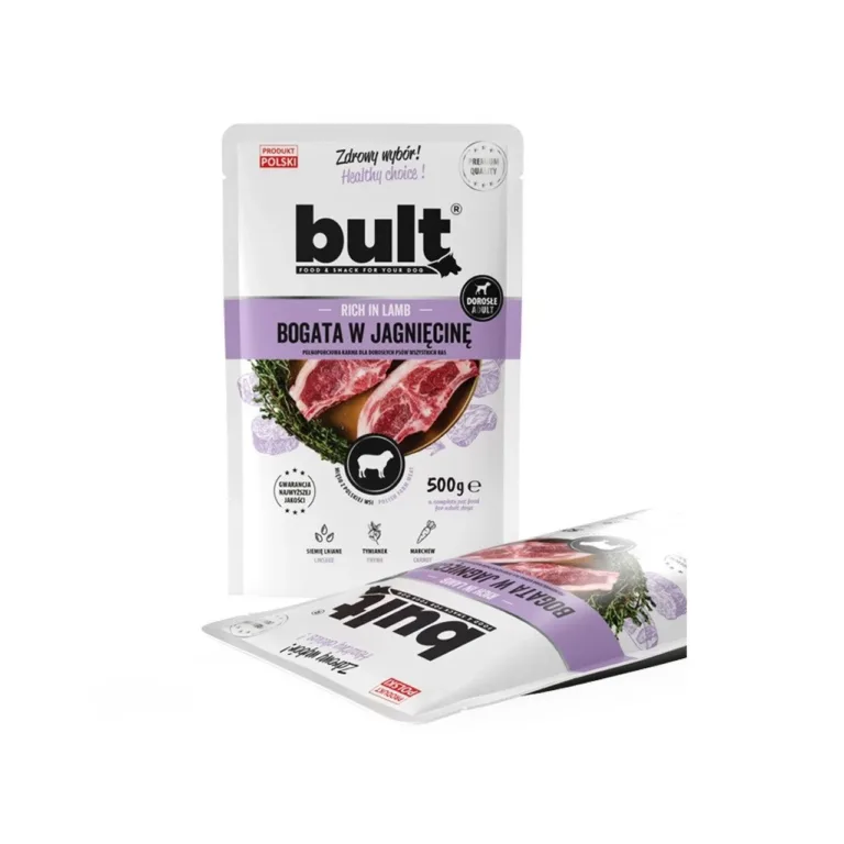 lambalihaga märgkoeratoit 100g BULT täissööt pakendis