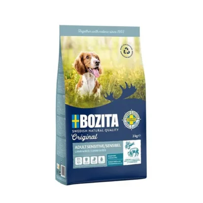 Bozita lambalihaga kuivtoit tundliku kõhuga koerale 3kg