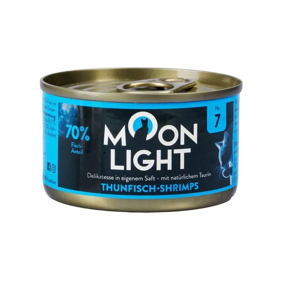 Moonlight Dinner Nr 7 tuunikala ja krevettidega 80g gluteenivaba märgtoit täiskasvanud kassidele