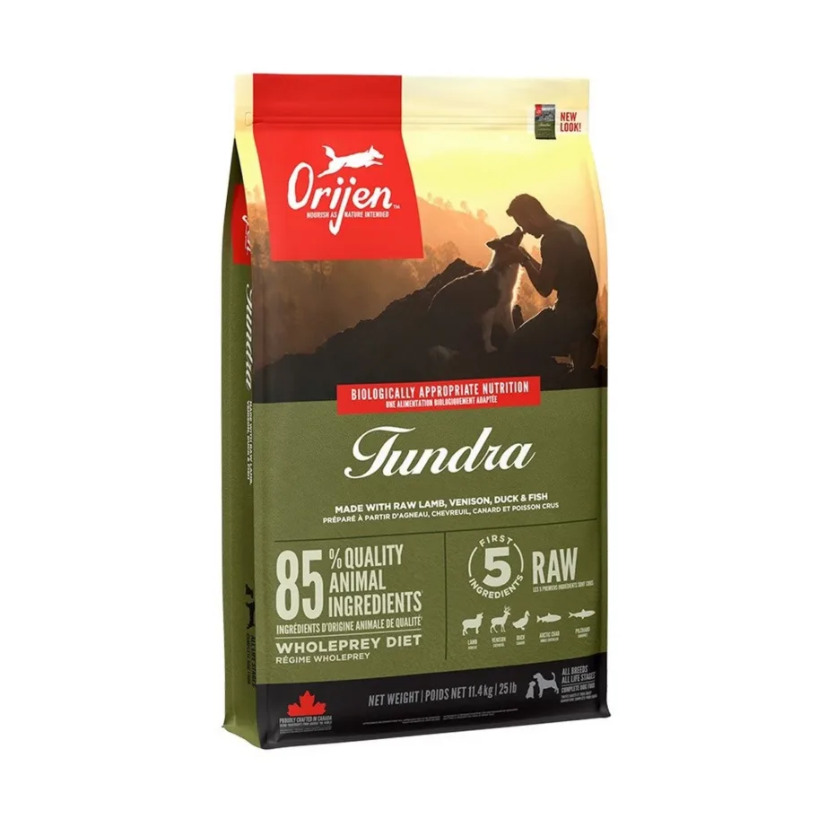 orijen tundra kuivtoit koertele originaalpakend 11,4 kg