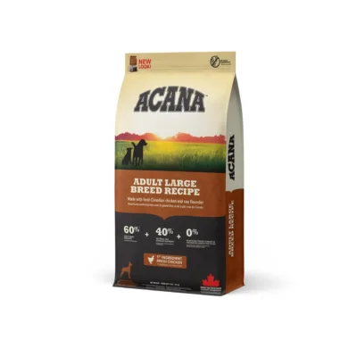 acana suurte koerte kuivtoit kanaliha ja kalaga 17 kg pakk