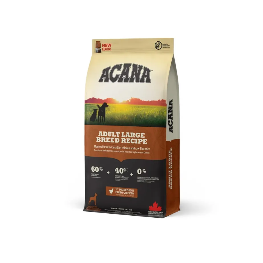 acana suurte koerte kuivtoit kanaliha ja kalaga 17 kg pakk