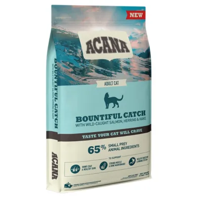 ACANA Bountiful Catch 4,5 kg kassitoidu pakend eestvaates
