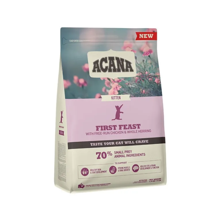 ACANA First Feast gluteenivaba kassipoegade kuivtoit esikülg
