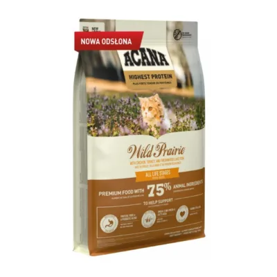 Acana Wild Prairie Cat gluteenivaba kanaga kuivtoidu 4,5 kg pakk
