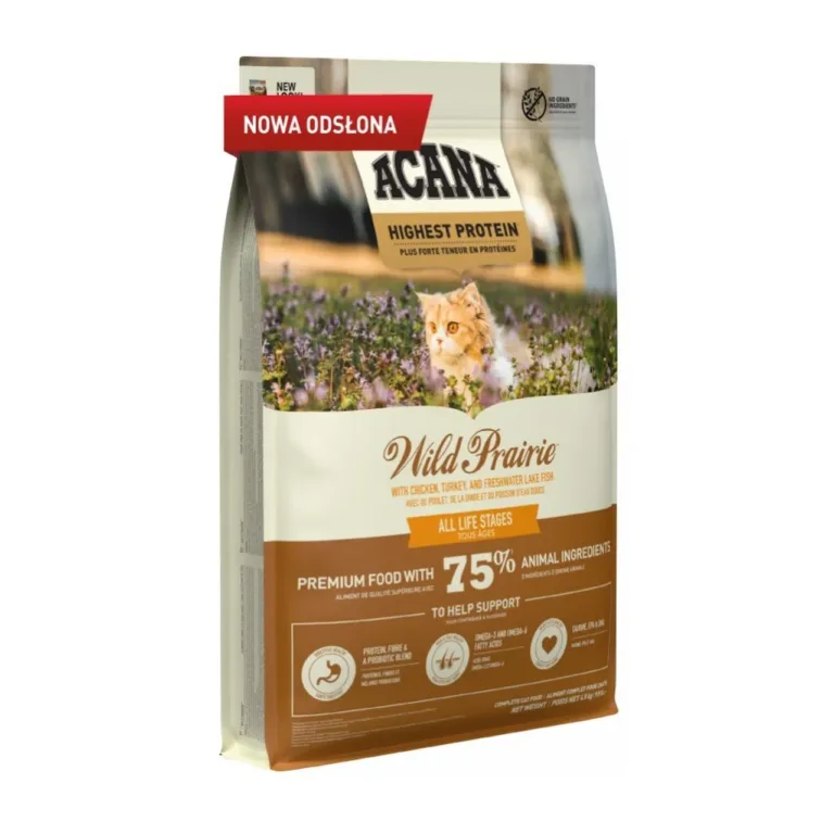 Acana Wild Prairie Cat gluteenivaba kanaga kuivtoidu 4,5 kg pakk