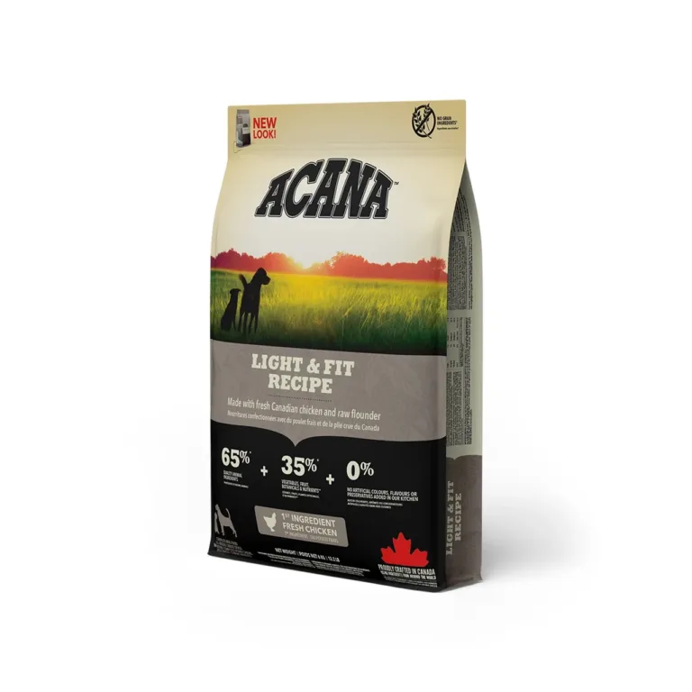 ACANA Heritage Light & Fit kanaga kuivtoit täiskasvanud koerale 6kg