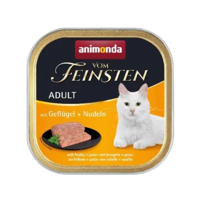 linnulihaga kassitoit pastaga Animonda Vom Feinsten Adult 100g