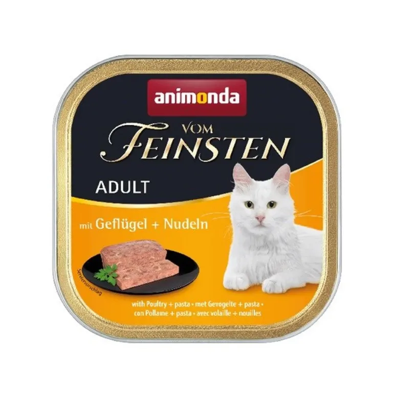 linnulihaga kassitoit pastaga Animonda Vom Feinsten Adult 100g