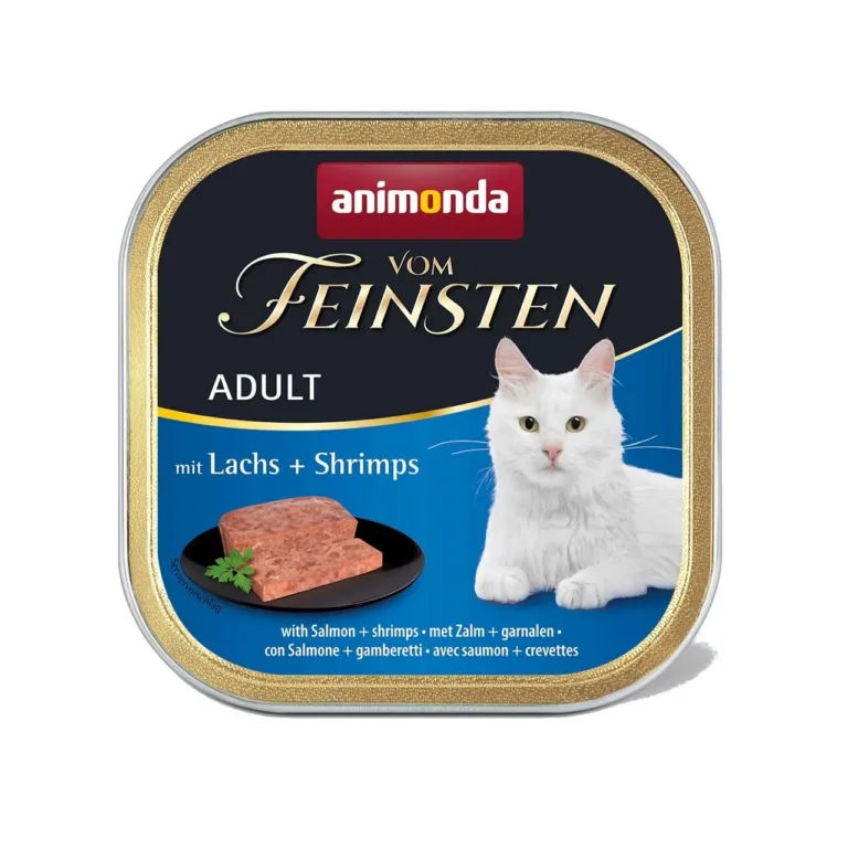 lõhe ja krevettidega kassitoit Animonda Vom Feinsten 100g