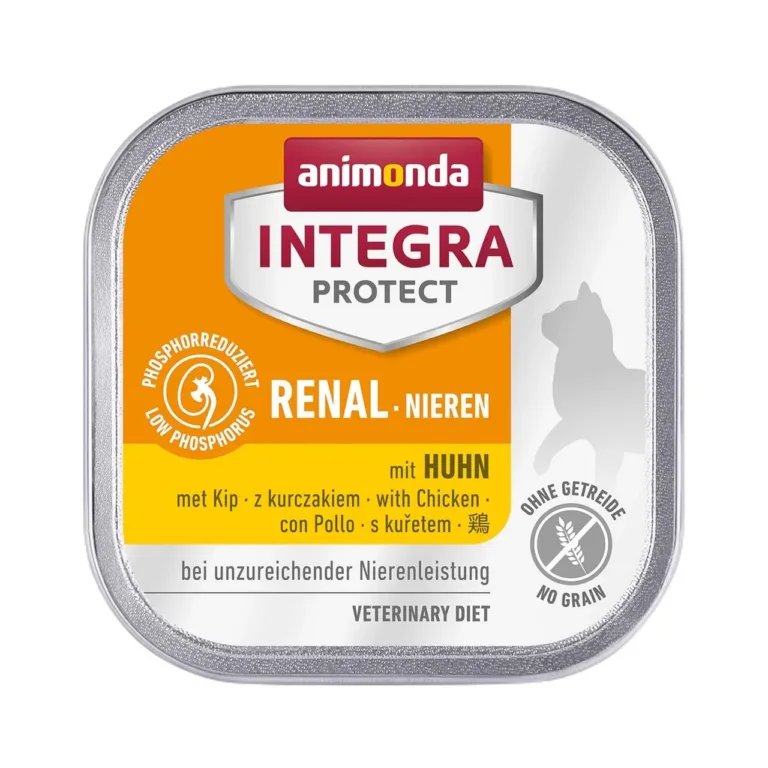 kanamaitseline märgtoit neeruhaigele kassile Animonda Integra Protect Renal Chicken 100g
