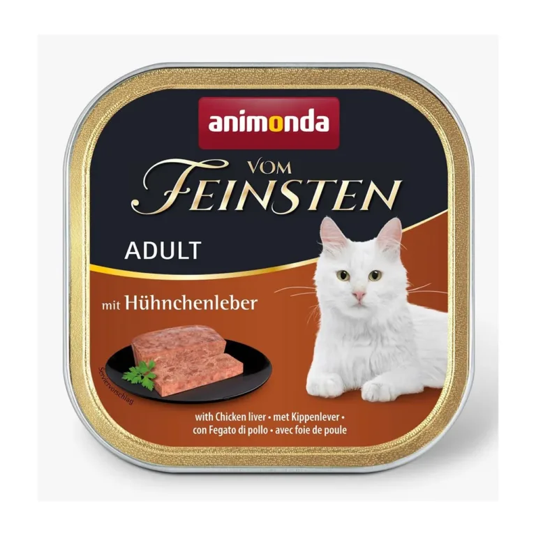 kanamaksaga märgtoit kassile Animonda Vom Feinsten Adult 100g