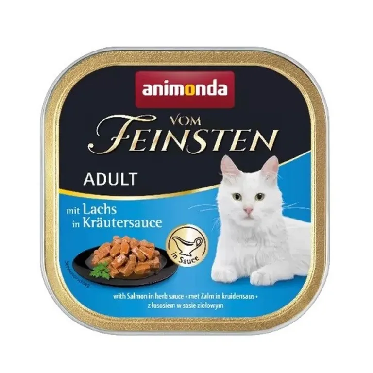 lõhega gluteenivaba kassitoit Animonda Vom Feinsten märgtoit 100g