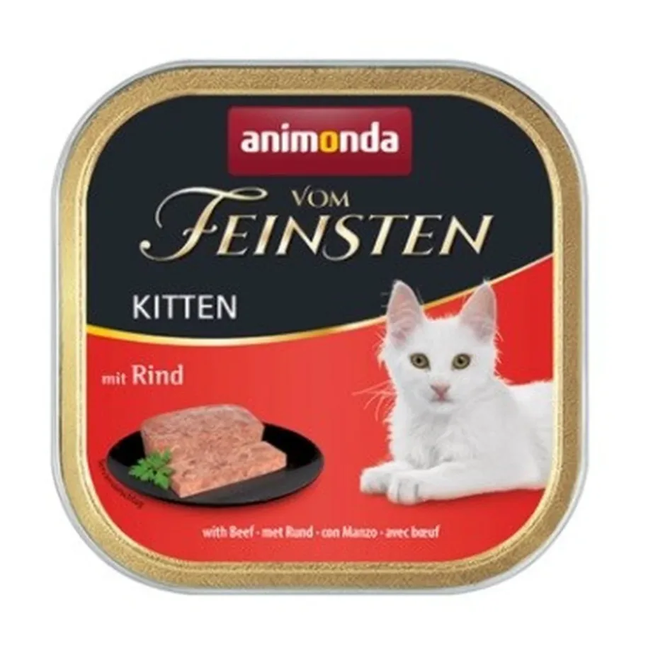 Animonda Vom Feinsten Kitten veiselihaga 100g gluteeni- ja teraviljavaba märgtoit kassipoegadele