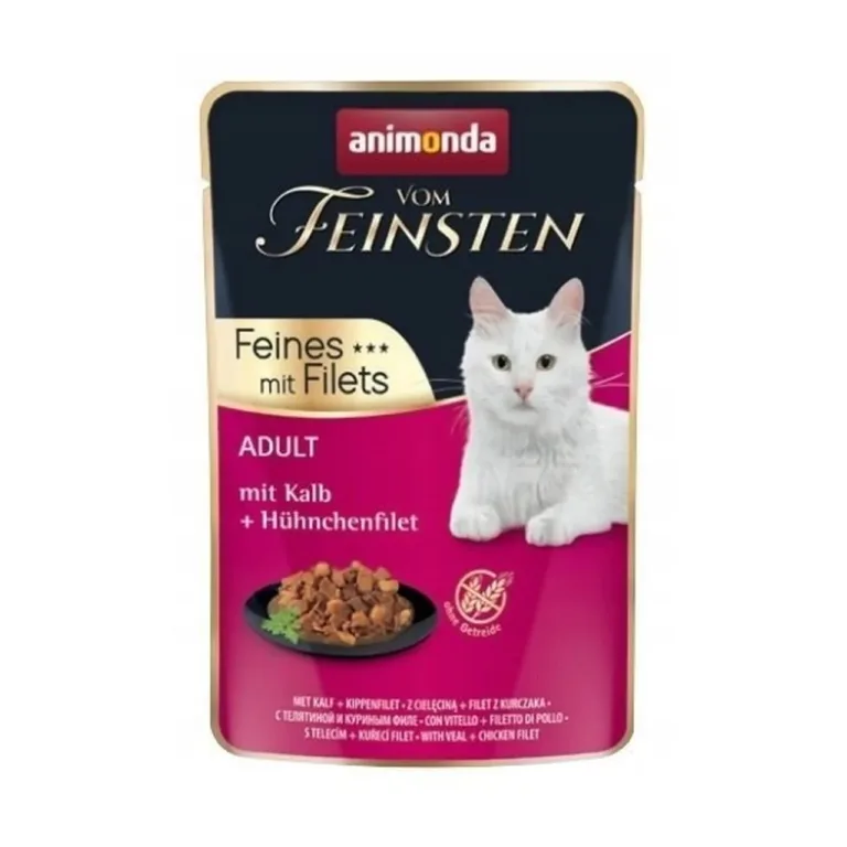 veiselihaga märg kassitoit Animonda Vom Feinsten pakendis