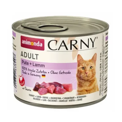 veise ja kalkuni märgtoit kassile Animonda Carny Adult 200g