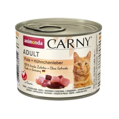 kalkuni ja kanamaksaga kassitoit Animonda Carny 200g