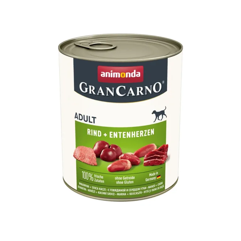 veise ja pardisüdamega koeratoit Animonda GranCarno 400g