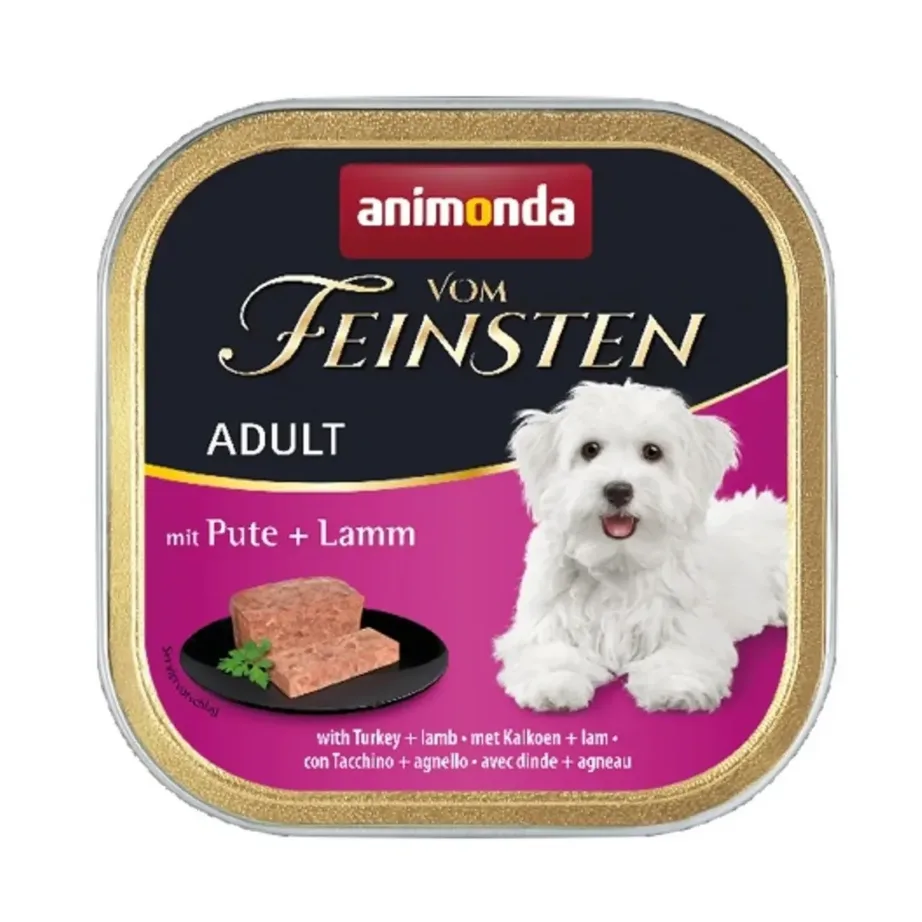 kanaliha ja kalkuniga märgtoit koertele Animonda Vom Feinsten 150 g