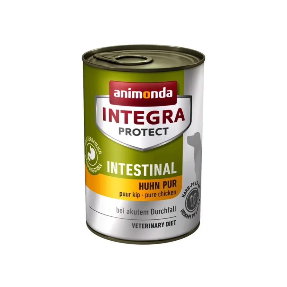 kanamaitseline soolestiku märgtoit koertele Animonda Integra Protect 400g konserv