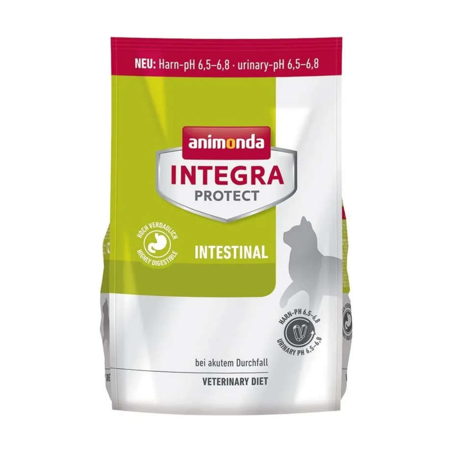 Animonda Integra Protect Intestinal 300 g gluteenivaba kanamaitseline veterinaarne kuivtoit sooleprobleemidega täiskasvanud kassidele