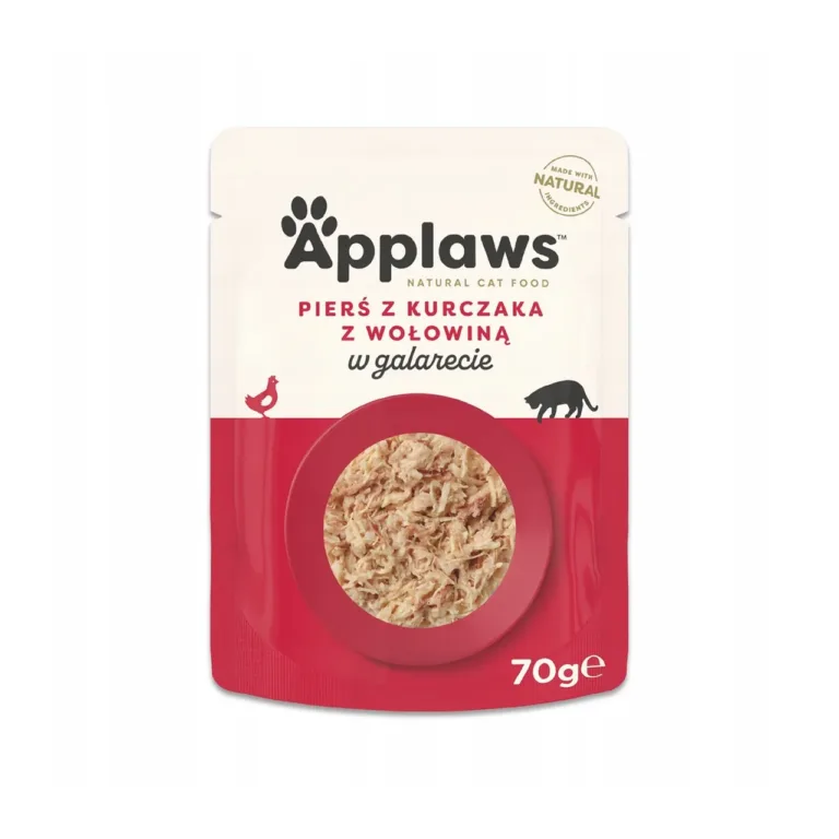 Applaws kanaliha ja veiselihaga kassitoit kotis 70g