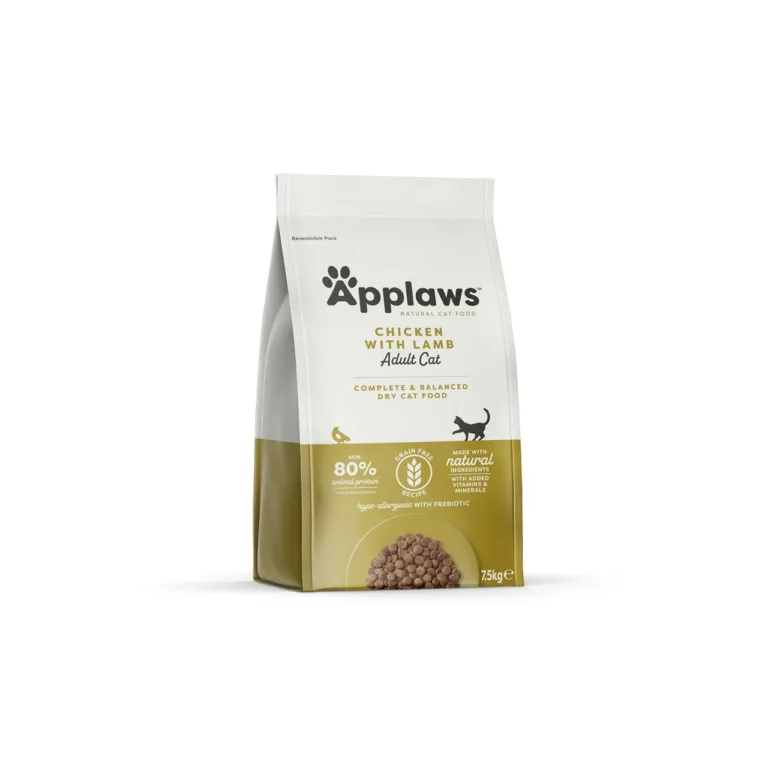Applaws kana-lambaga kuivtoit kassile 7,5 kg pakk