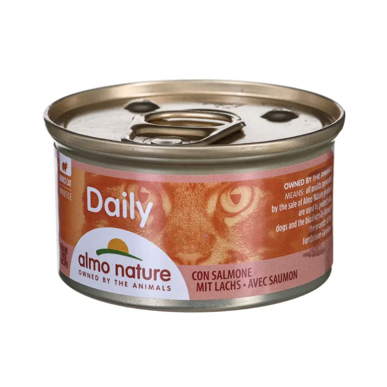 lõhe mousse kassidele Almo Nature Daily Menu konserv 85g