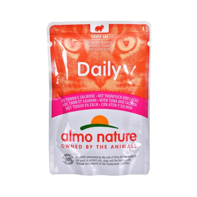 Almo Nature Daily tuunikala lõhega kassitoit pakend