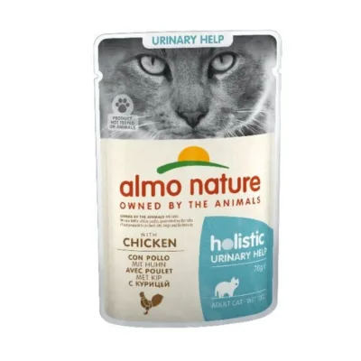 Almo Nature kana uriinitervele kassile märgtoit 70g