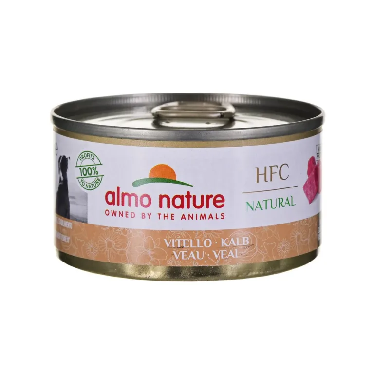 Almo Nature HFC veiseliha märgtoit koertele, 95g konserv