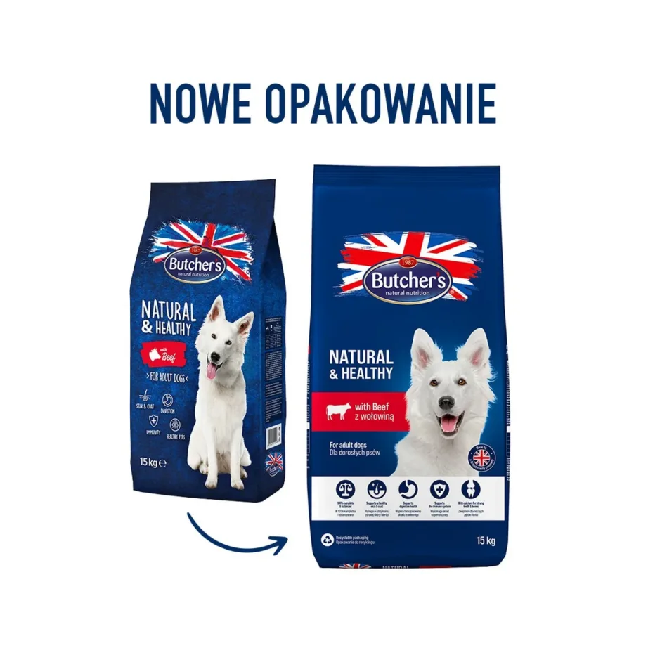 Butcher's veiselihaga kuivtoit koertele uus ja vana pakk