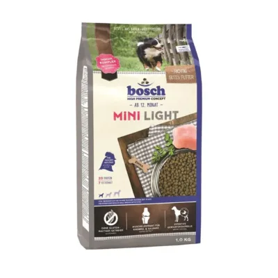 gluteenivaba koeratoit väikestele koertele Bosch Mini Light 2,5kg