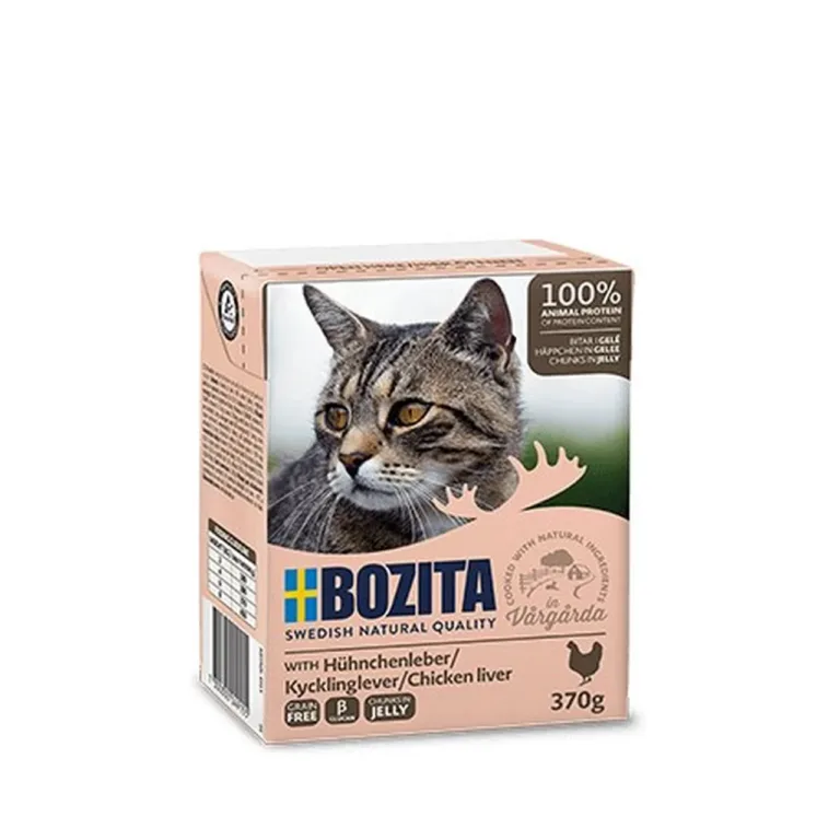 Bozita kana märgtoit kassile 370g kartongpakendis
